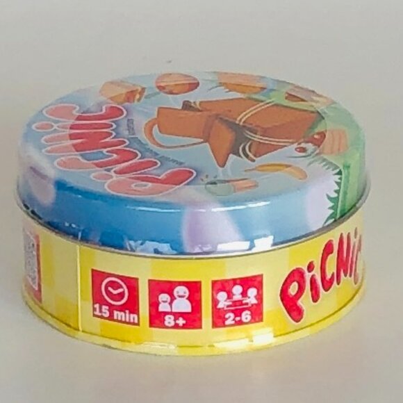 Picnic Tin Box Family and Party Card Game For 8+ New Sealed-Multilingual - Picture 8 of 11